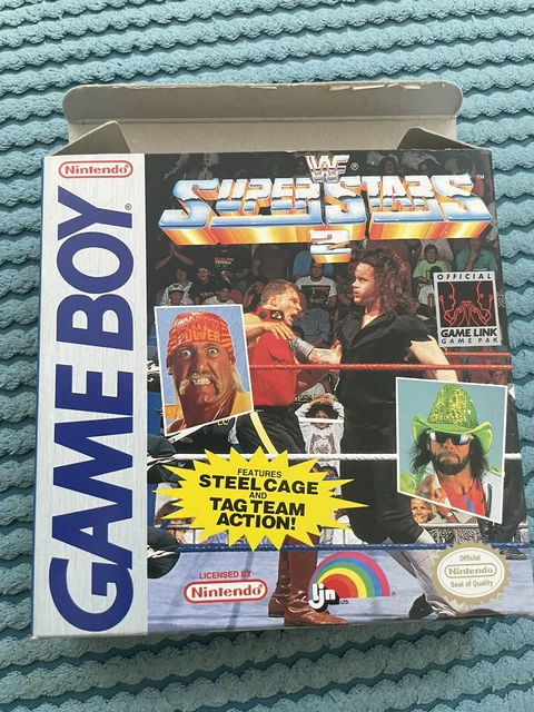 Nintendo Gameboy WWF  SUPERSTARS 2 Boxed With All Papers. Wrestling Game WWE WWF