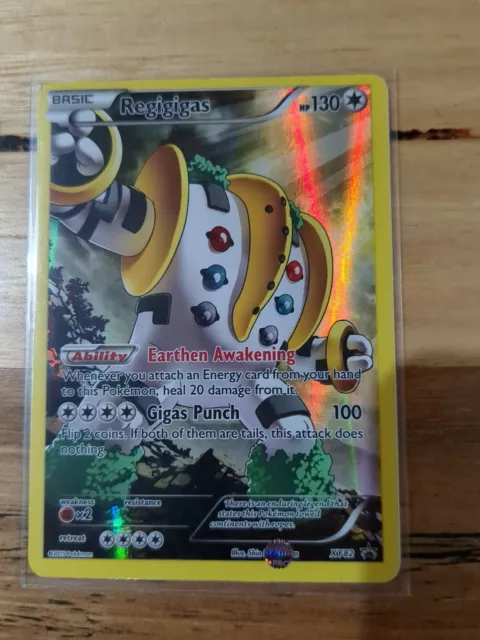 Pokemon XY82 Regigigas HOLO RARE Black Star Promo Card Mint/Near-Mint