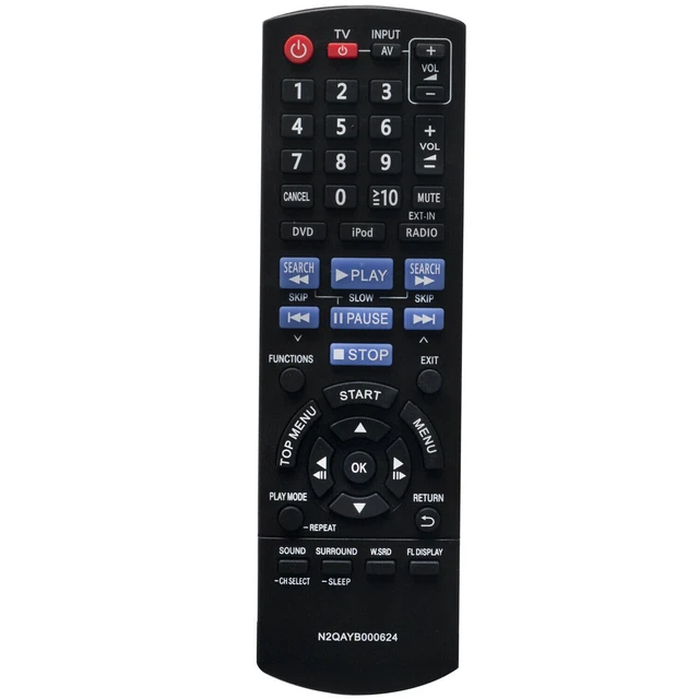 Télécommande Neuve N2QAYB000641 Pour Panasonic SC-HC35, SA, Systèmes AV