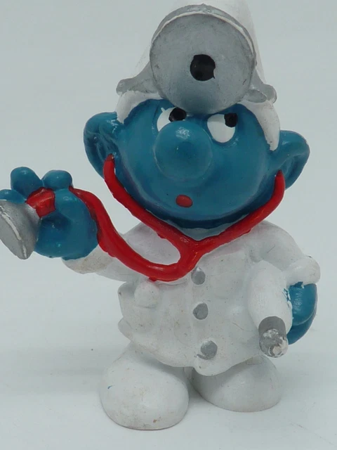 FIGURINE EN PLASTIQUE ou en PVC Schtroumpf docteur EUR 4,00 - PicClick FR