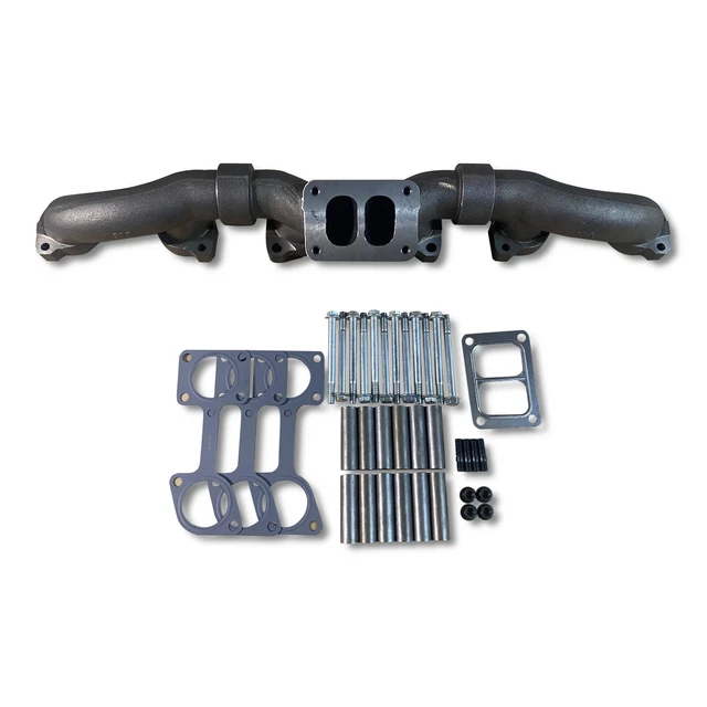 Complete New Aftermarket Pre EGR Manifold For 12.7 + Mounting Kit Part #23514848