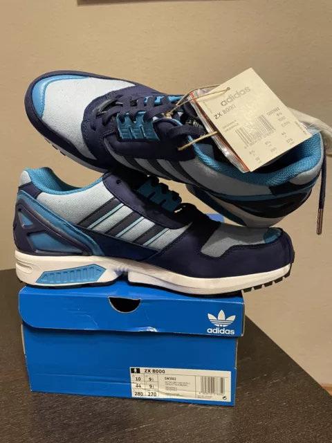 Adidas Zx 8000 Gr. 44 Denim Pack Neu Gw3502 Ngtsky Atmos Aqua Hydra