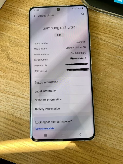 Samsung Galaxy S21 Ultra G998B Dual Sim 16GB RAM