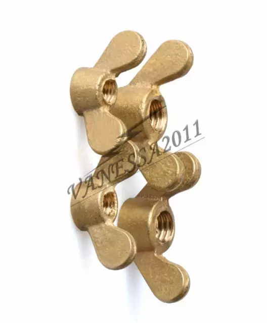 Solid Brass Wing Nut wingnut butterfly thumb copper nuts M4 M5 M6