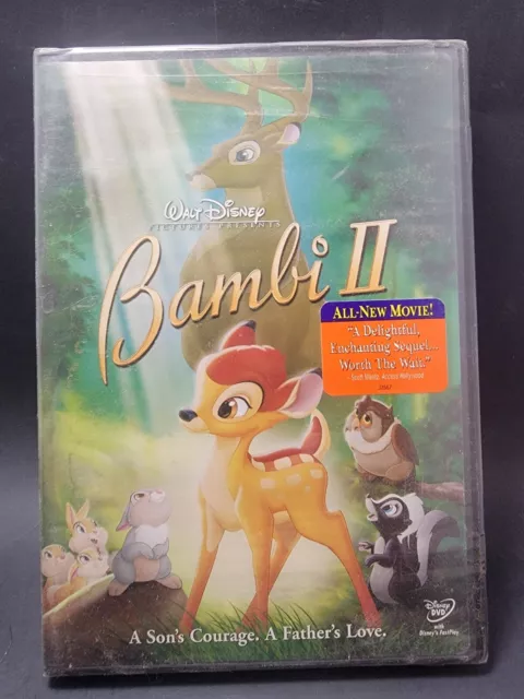 Walt Disney's Animated Movie Classic Film Bambi II 2 Brand New 2006 Sealed DVD