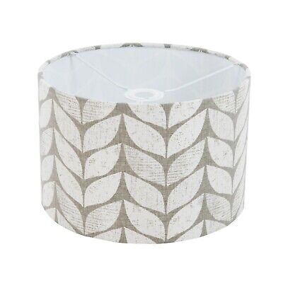 Handmade Linear Stem  Drum Lampshade Ceiling Light / Table Lamp / Pendant Grey
