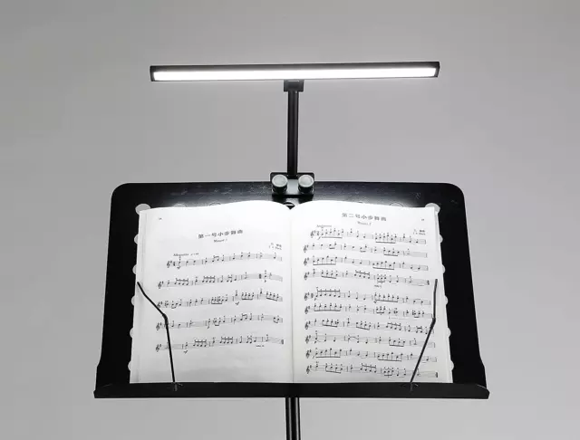 AETEE Music Stand Lights Clip on LED Rechargeable with Built-In 4000Mah Lithium