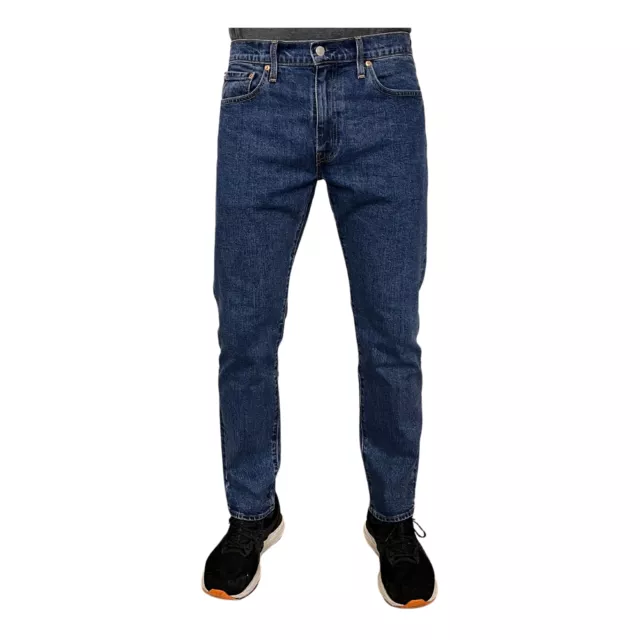 Levi's 502 Taper Herren Jeans in der Farbe Stonewash Stretch - Blau 295070555