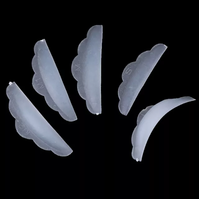 5Pairs Silicone Eyelash Perming Pad Lashes Rods Shield Lifting 3D Eyelash Curler