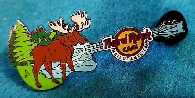 MALL OF AMERICA MOOSE CALL OF THE WILD FOREST GUITAR 2017 Hard Rock Cafe PIN