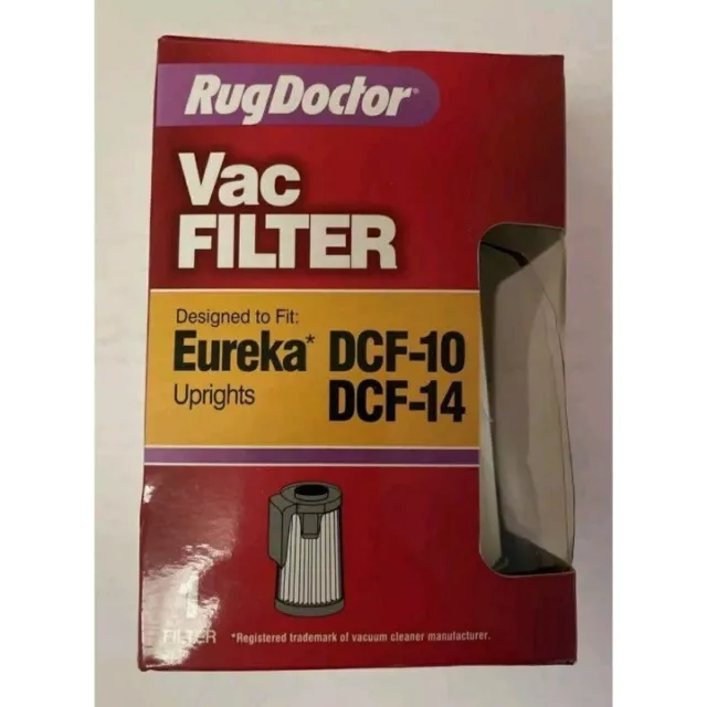 Rug Doctor Vac Filter Eureka Uprights DCF-10 DCF-14
