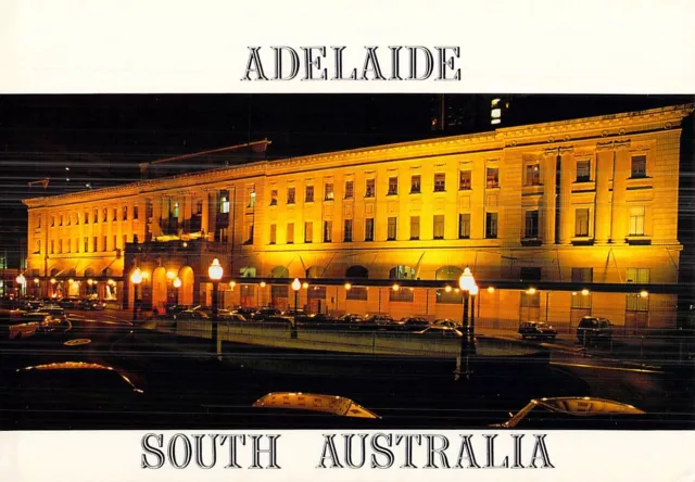 L2810 Australia SA Adelaide Railway Station Casino postcard
