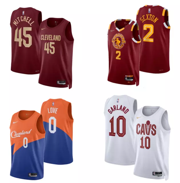 Cleveland Cavaliers NBA Trikot Herren Nike Basketball Shirt Top - Neu