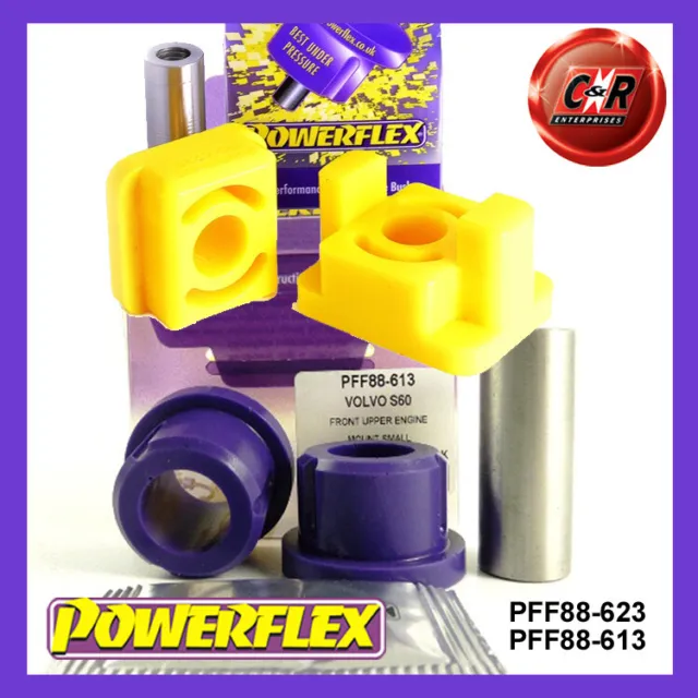 Powerflex Upp EngMnt Cross Shape Diesel + Sml Bush For S60 01-09 PFF88-623/613