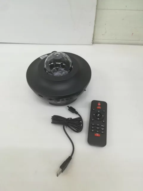 ESHUNQI Proyector Wi-Fi Bluetooth Luz Nocturna - Negro