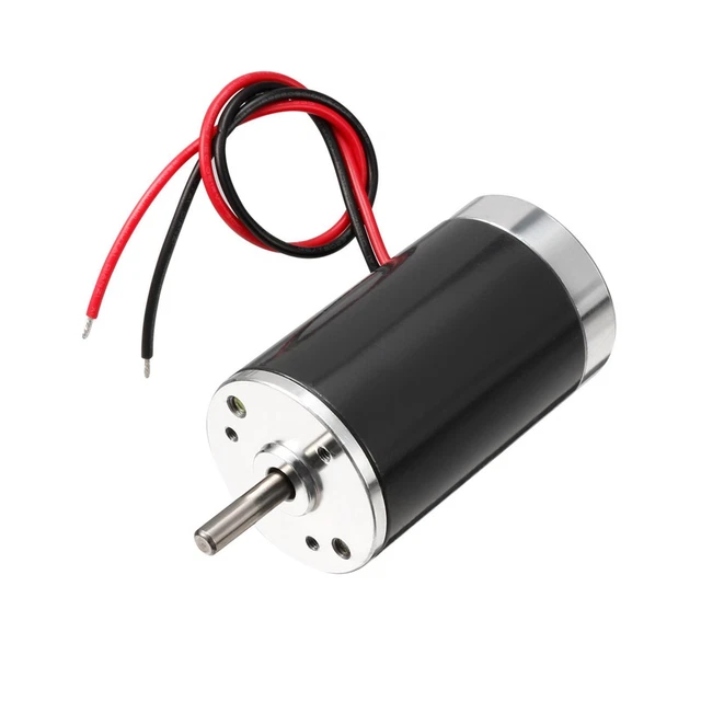 DC24V 5000 RPM Speed 7W Power 5mm Dia Shaft Wired Connector Metal ...