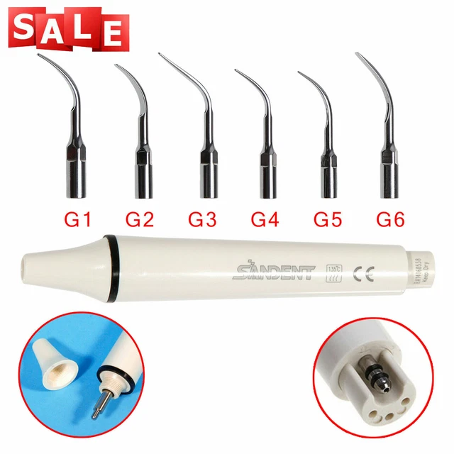 Dentaire Dental Ultrasonic Piezo Scaler Handpiece /5-10pcs Tips for EMS Woodpeck