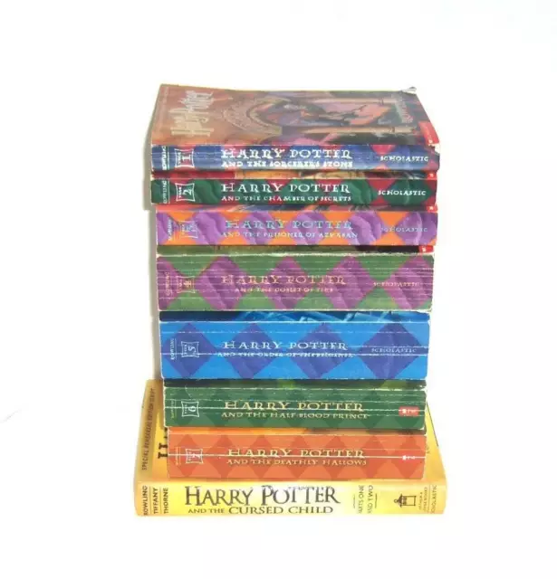 Harry Potter Complete Series Books 1-8 J.K. Rowling Sorcerers Stone Cursed Child