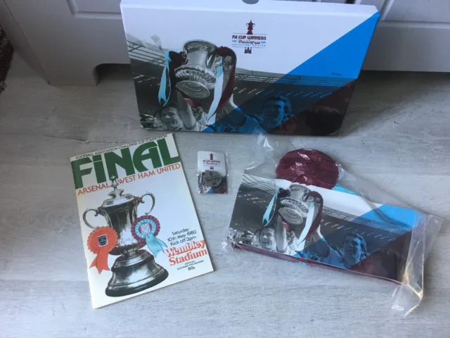 New West Ham United Memorabilia Collectors Edition FA Cup Winners Wembley 1980.