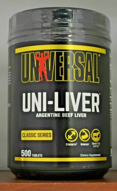 Universal Nutrition UNI-LIVER 500 Tablets Natural Amino Acids and BCAA, UNILIVER