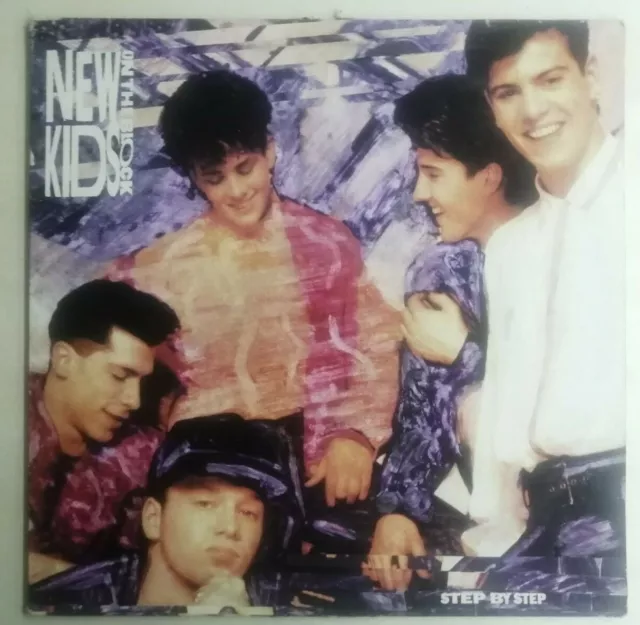 New Kids On The Block ‎– Step By Step 1990 Europe LP