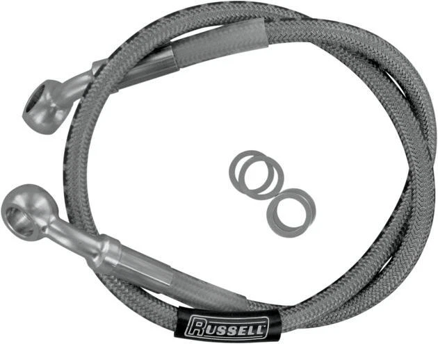 Russell Braided Stainless Brake Line Kit Front R09386S Honda CB750 Nighthawk 750