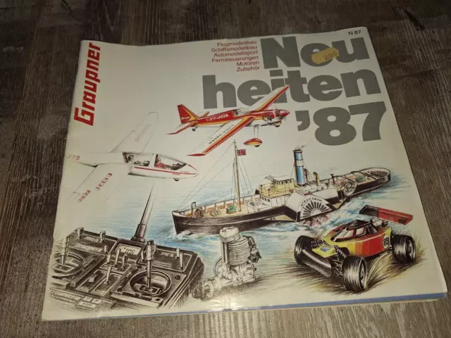 Graupner Modellbau Katalog  N 87 Neuheiten 1987 + Preisliste