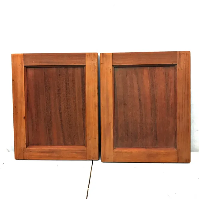 Matching Pair Gunn Bookcase Sides 15" Mahogany Barrister Section Ends