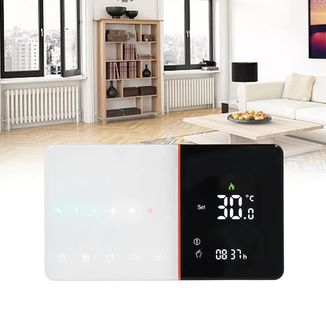 WiFi Smart Thermostat WIFI Voice Control Timed Programmable Slider LCD