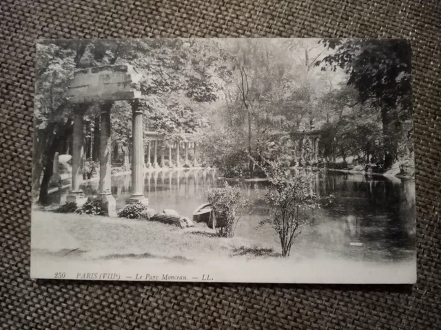 Cpa Paris Le Parc Monceau