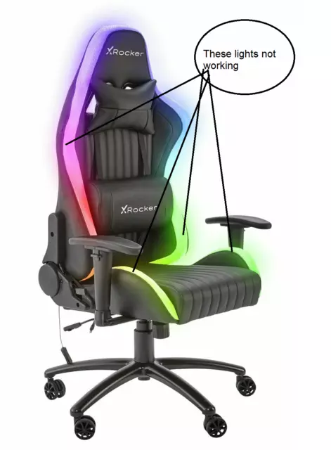 X rocker alpha esports ergonomic office gaming 2025 chair