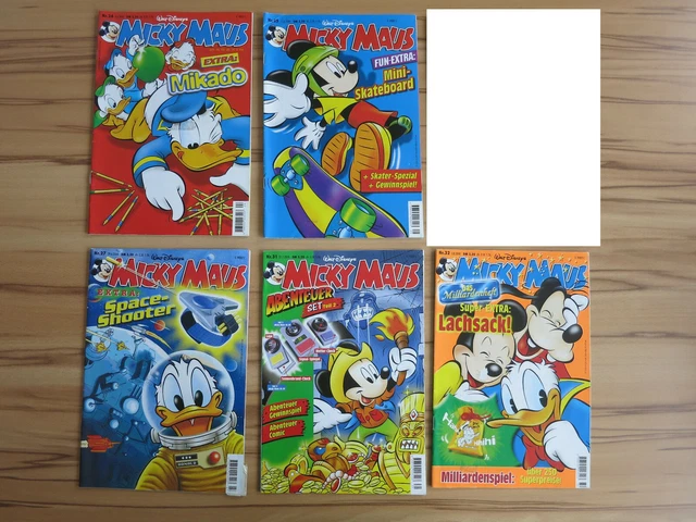 Walt Disneys Micky Maus 2000 Nr. 24, 25, 27, 31, 32