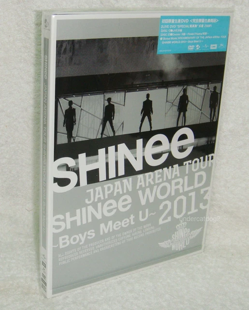 SHINEE JAPAN ARENA TOUR WORLD 2013 Boys Meet U Taiwan Ltd 2-DVD+