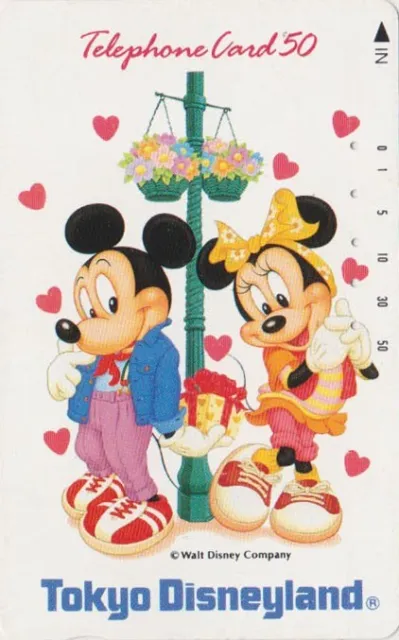 TC JAPON - DISNEY TOKYO DISNEYLAND - MICKEY MOUSE & MINNIE  JAPAN phonecard