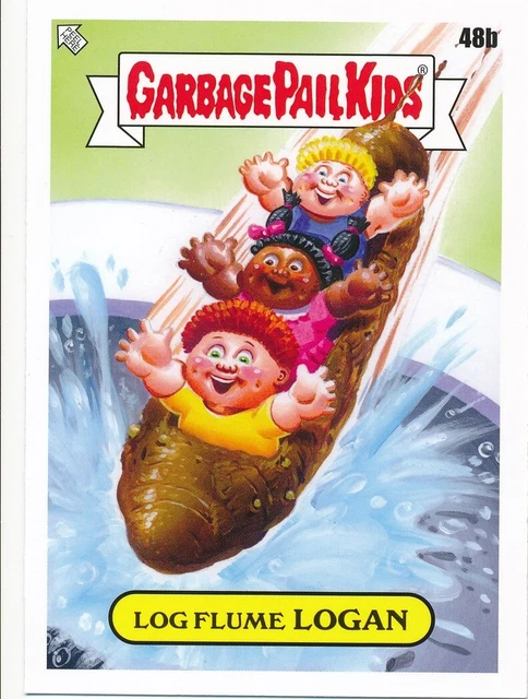 48b LOG FLUME LOGAN 2023 GPK Garbage Pail Kids Go On Vacation