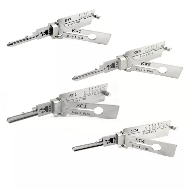 Original 2-in-1 Lishi SC1 SC4 KW1 KW5 AM5 M1/MS2 High Quality Brand US New