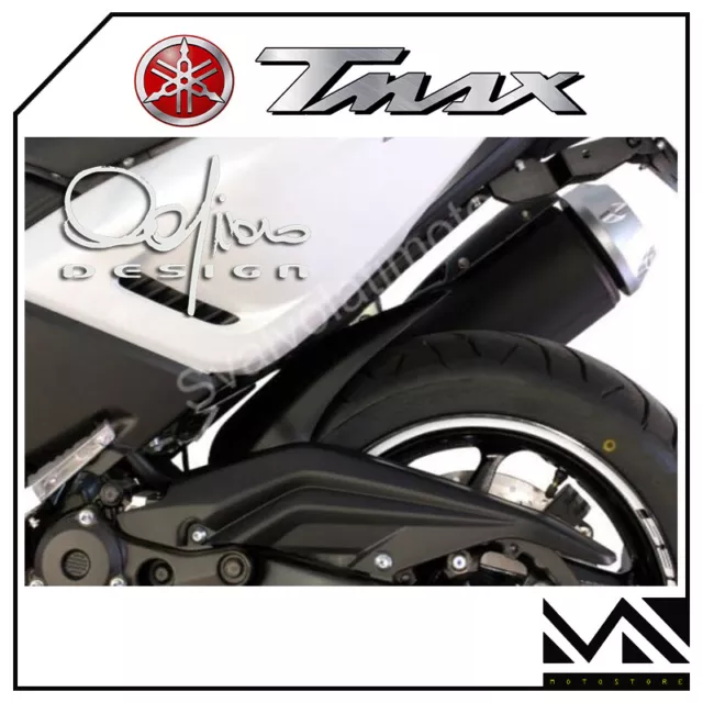 Parafango Posteriore Ogliaro Design Yamaha Tmax 530 2012 2013 2014 2015 2016 Ner 2