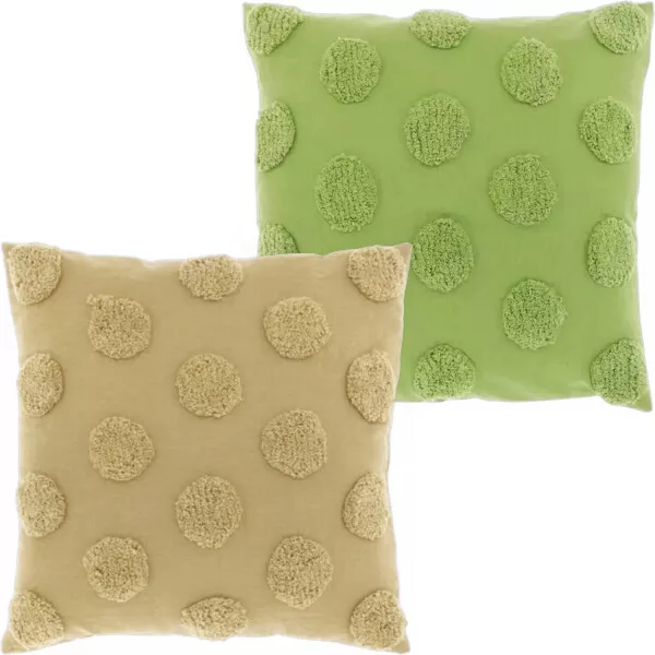 2er Set Coussins Décoratifs Canapé Taie D'Oreiller Remplissage