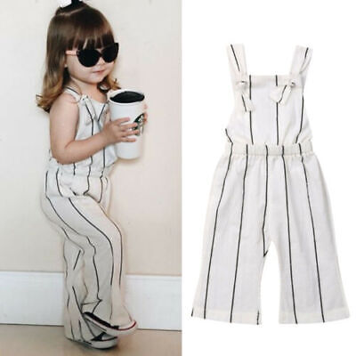 Summer Toddler Kids Baby Girl Clothes Jumpsuit Romper Playsuit One-Pieces Outfit