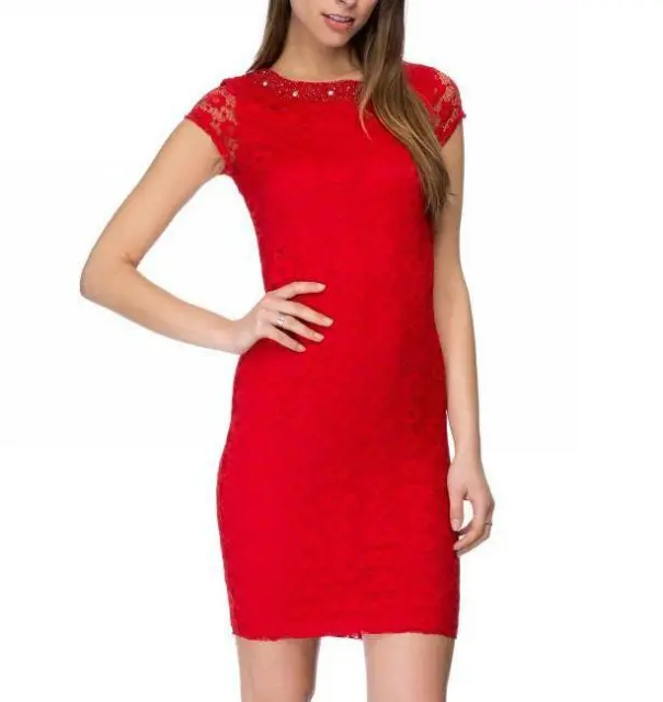 DOROTHY PERKINS Red Lace Dress SIZE 10 LAST ONE! (RRP $99.95) NEW WITH TAG