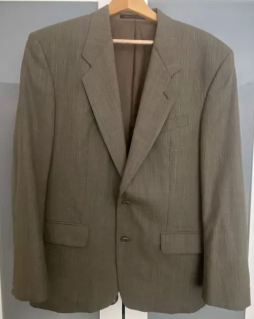 St Michael Mens Blazer  Fawn Size UK M Pure Wool