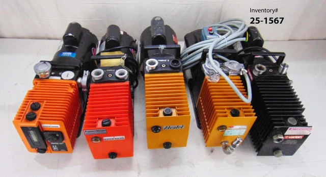 Alcatel 2012A 2010 UM2008A 4M2008A CP-450 Vacuum Pump, lot of 5 *untested