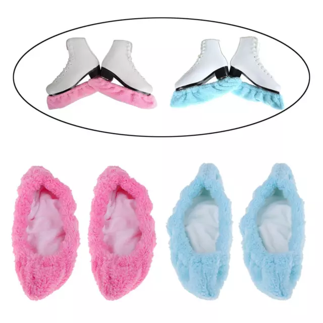 2 Pair Sports Figure Ice Skate Blade Covers Soaker Guard Protector for Adult Kid