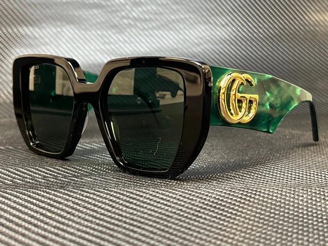 GUCCI SUNGLASSES BLACK Gg 4283/S Anw9O Cat Eye Gold Metal  display picture 1