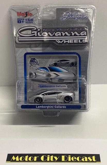 Maisto Playerz Giovanna Wheels Lamborghini Gallardo Silver 1/64 VHTF