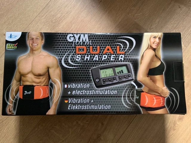 Gym form dual shaper vibration + electrostimulation complet avec sac de transpor