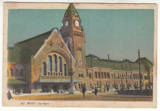 Carte Postale Metz La Gare