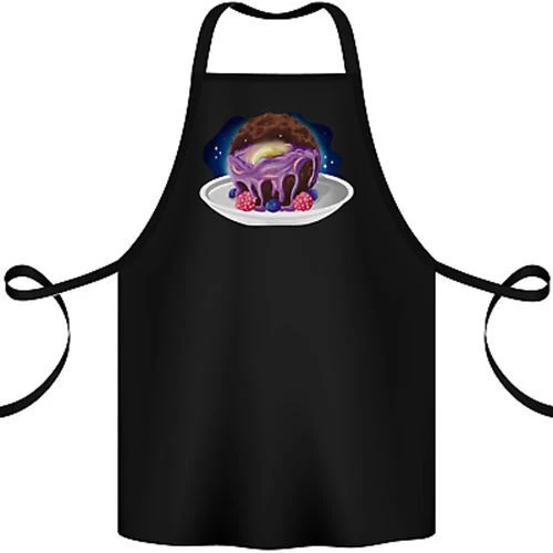 Space Planet Dessert Funny Food Cotton Apron 100% Organic