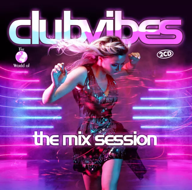 CD Club Vibes - The Mix Session De Varios Artistas 2CDs