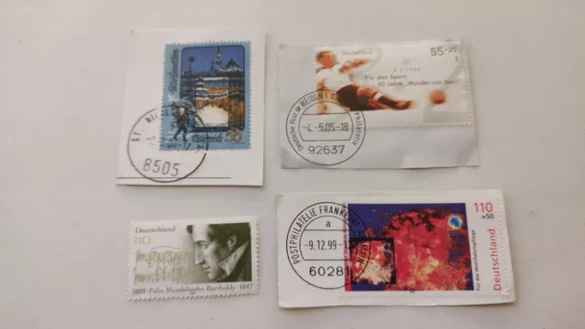 Konvolut Briefmarken Deutschland Österreich teilw. gestempelt